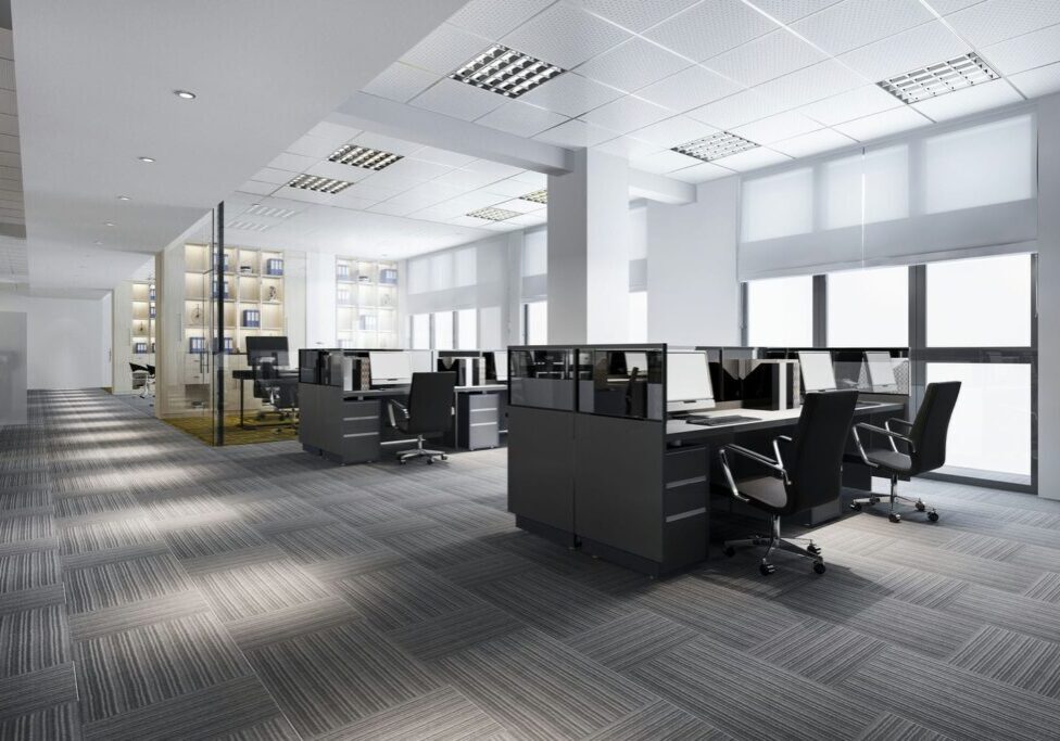 freshly renovated commercial IT space